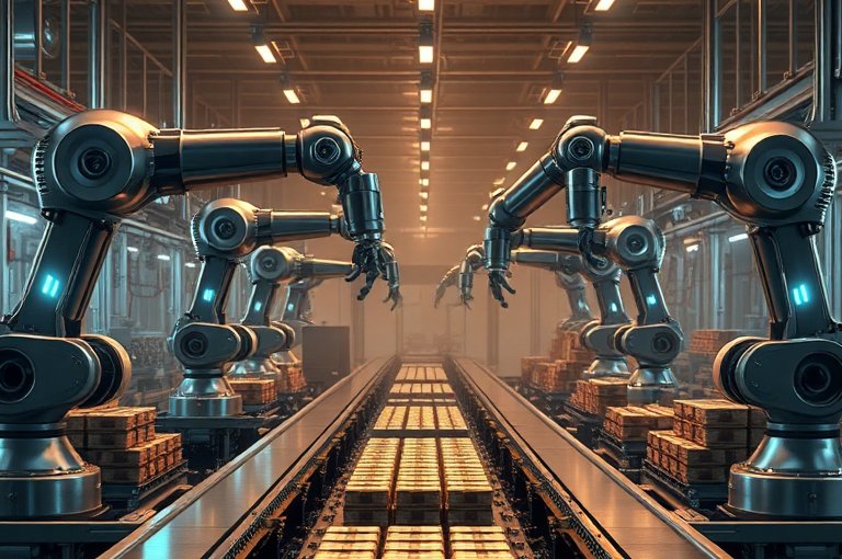 全自動(dòng)碼垛機(jī)器人智能高效